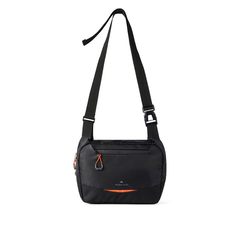 Load image into Gallery viewer, Nordic Drift Trail RCS Crossbody bag 4L - Custom Wood DesignsNordic Drift Trail RCS Crossbody bag 4L in black with adjustable strap and compact design, suitable for travel and everyday use.Bags & TravelND200.0401rPET,rPETblack