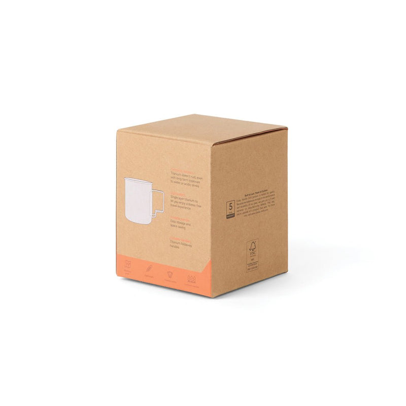 Load image into Gallery viewer, Nordic Drift Trail Ultra Light Titanium 450ml Cup - Custom Wood DesignsNordic Drift Drift Trail Ultra Light Titanium 450ml cup, lightweight and durable drinkware with a sleek titanium finish.DrinkwareND340.0102Titaniumsilver
