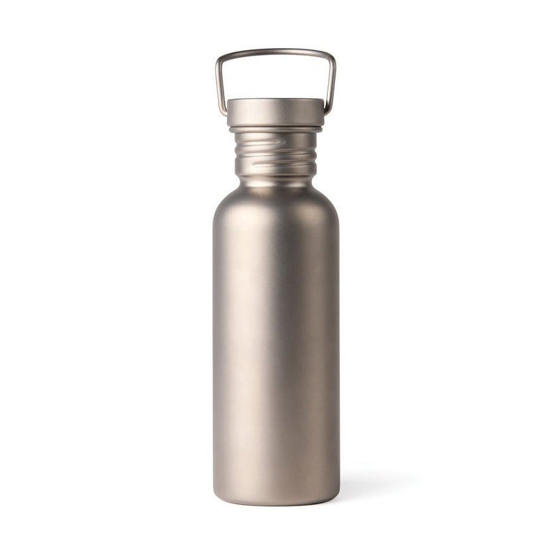 Load image into Gallery viewer, Nordic Drift Trail Ultra Light Titanium 600ml Water Bottle - Custom Wood DesignsNordic Drift Ultra Light Titanium 600ml water bottle, sleek drinkware with a durable, lightweight design for outdoor useDrinkwareND340.0002Titanium,Polypropylenesilver