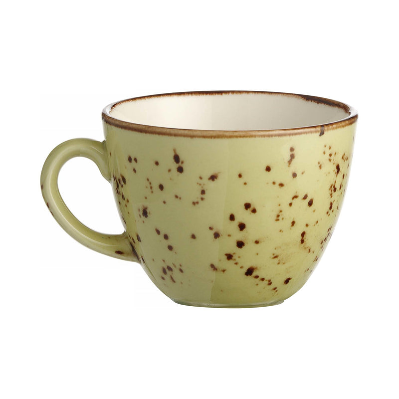 Load image into Gallery viewer, Olive and tea coffee cup, 210ml - Custom Wood DesignsFine Dine olive and tea coffee cup, 210ml, ceramic mug with green olive design and comfortable handle, ideal for hot beveragesCoffee cup769515