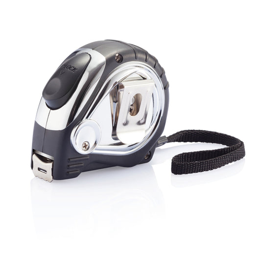 Chrome plated auto stop tape measure - Custom Wood Designs