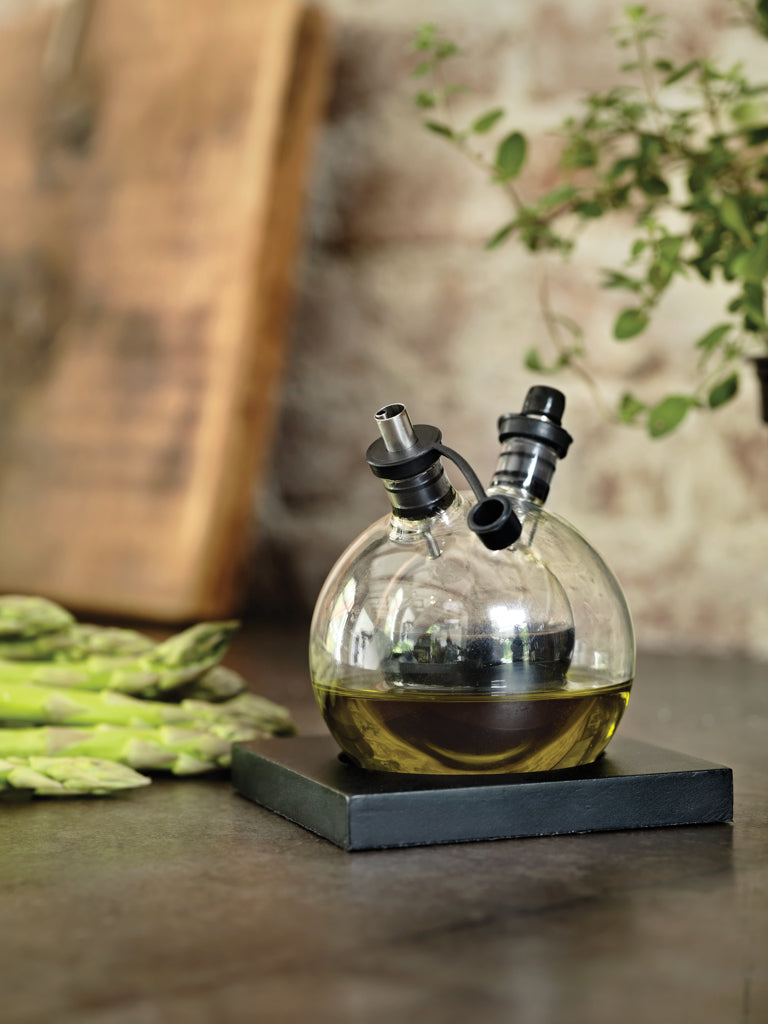 Load image into Gallery viewer, Orbit oil & vinegar set - Custom Wood Designs