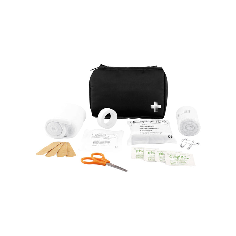 Load image into Gallery viewer, XD Collection car safety first aid kit in mail size, containing essential medical supplies for emergencies on the go.