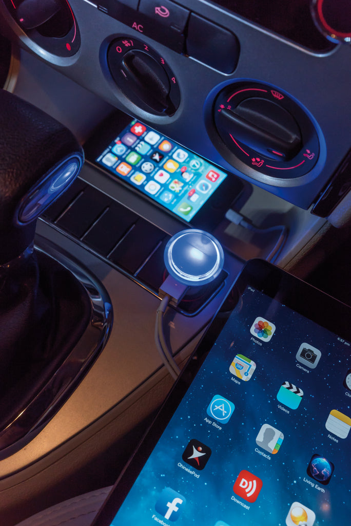 Load image into Gallery viewer, Powerful dual port car charger - Custom Wood Designs