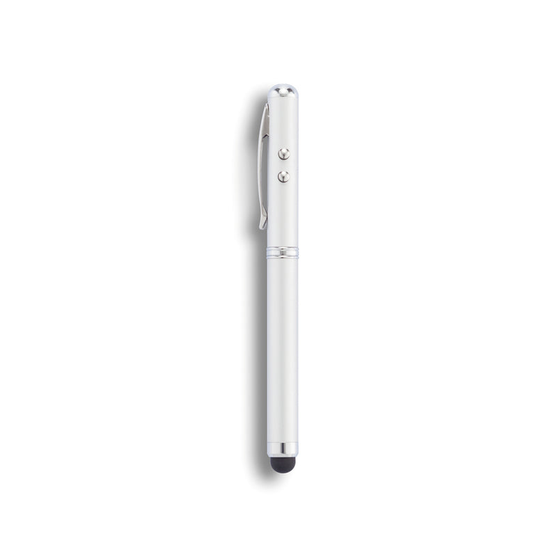 Load image into Gallery viewer, XD Collection 4-in-1 pen with phone and tablet accessories, featuring multiple functions and a sleek design.