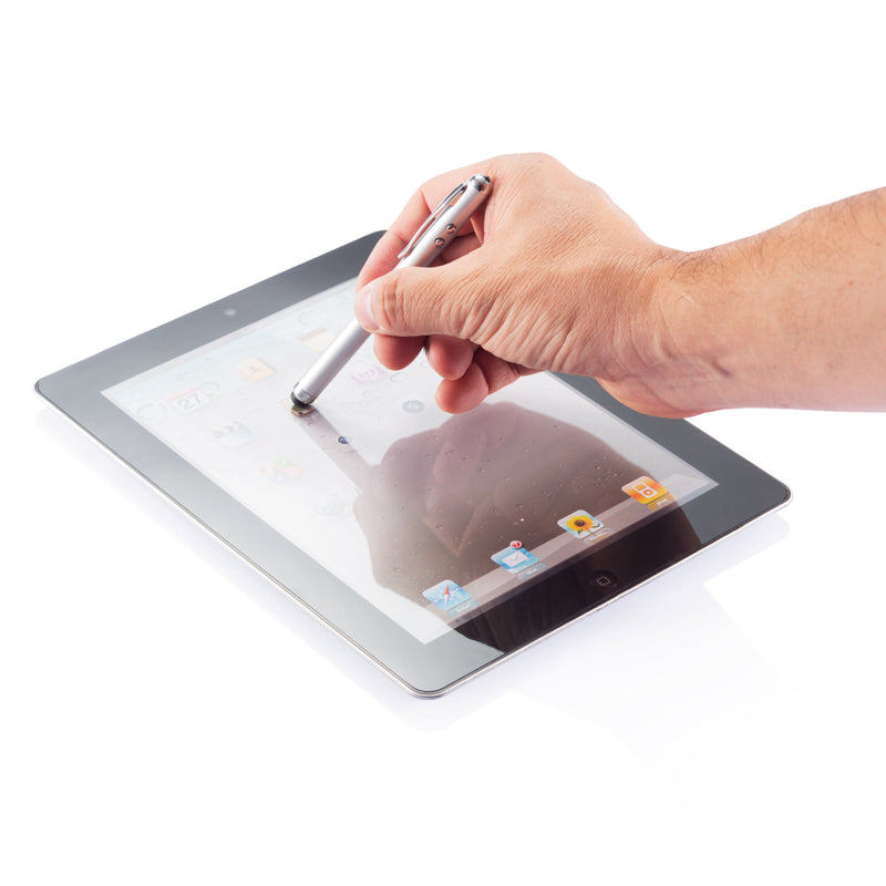 Load image into Gallery viewer, XD Collection 4-in-1 pen for phone and tablet accessories, featuring multiple functions and a sleek design.