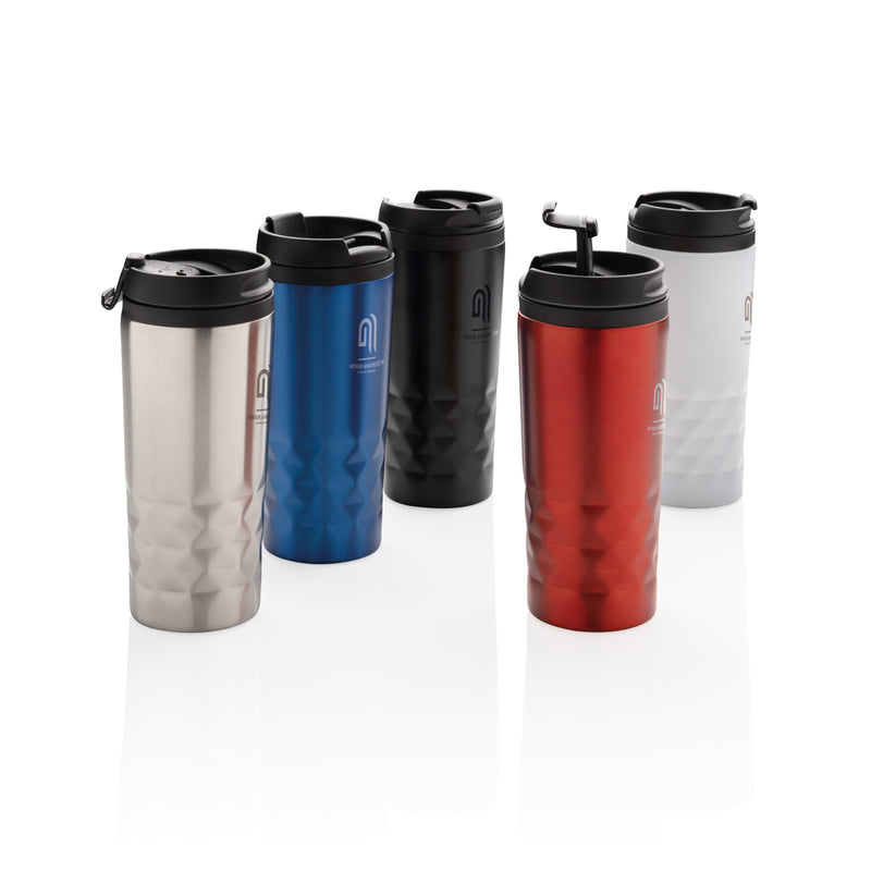 Load image into Gallery viewer, Geometric design mug from XD Collection, stylish drinkware with modern geometric patterns, perfect for daily use.