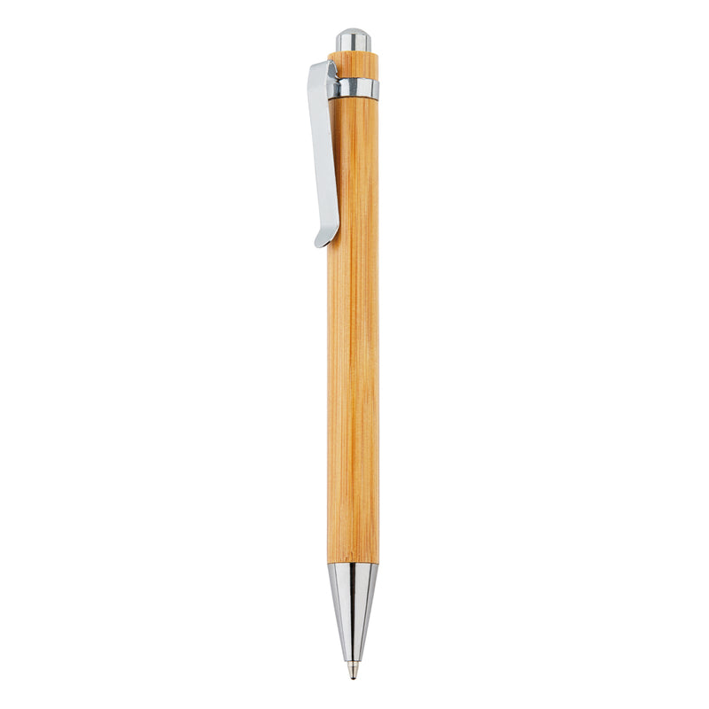 Load image into Gallery viewer, XD Collection bamboo pen, a stylish writing instrument made from natural bamboo with a sleek design and metal accents.