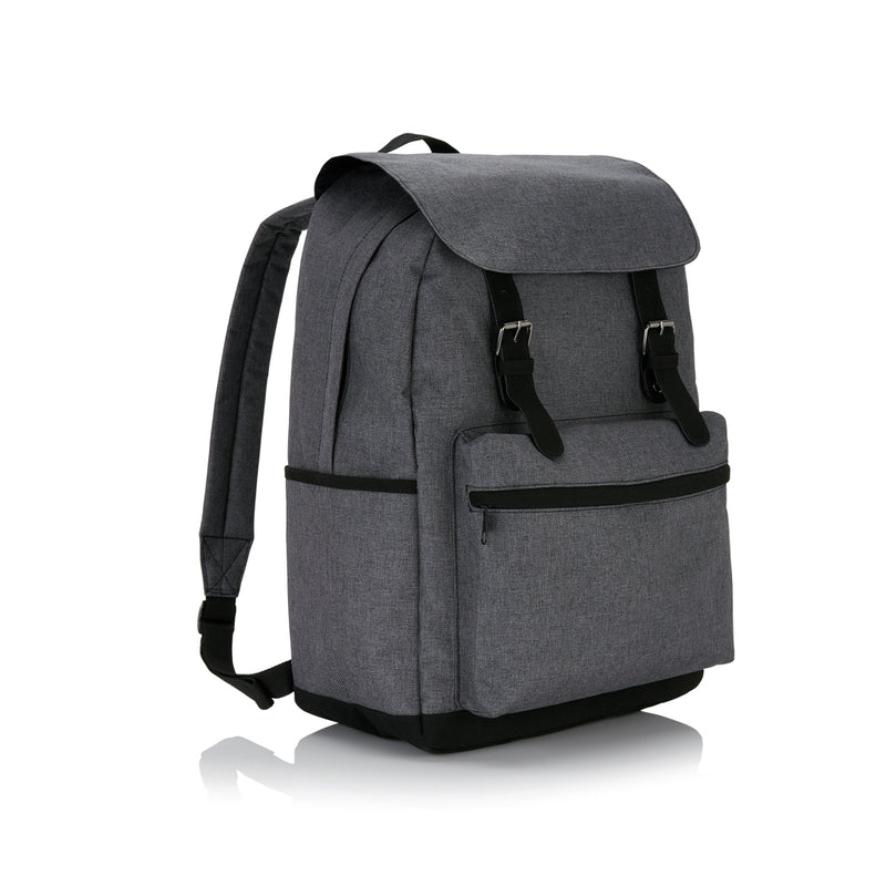 Load image into Gallery viewer, XD Collection laptop backpack with magnetic buckle straps, durable bags and travel accessory for work or travel.