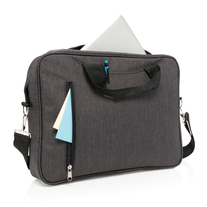 Load image into Gallery viewer, Classic 15-inch laptop bag from XD Collection, featuring a sleek design with durable straps and compartments for travel and work.