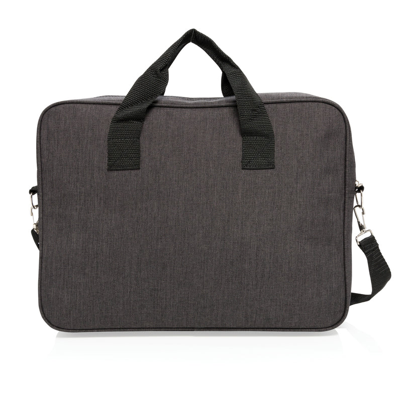 Load image into Gallery viewer, Classic 15-inch laptop bag from XD Collection, with padded compartments and adjustable strap, designed for travel and daily use.