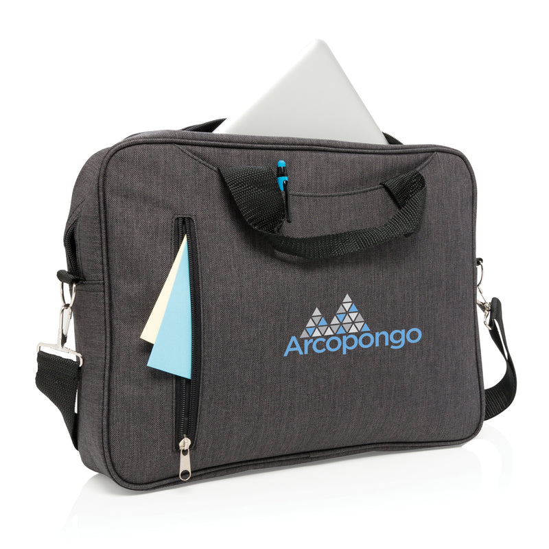 Load image into Gallery viewer, Classic 15-inch laptop bag from XD Collection featuring sleek design, durable material, and adjustable shoulder strap.