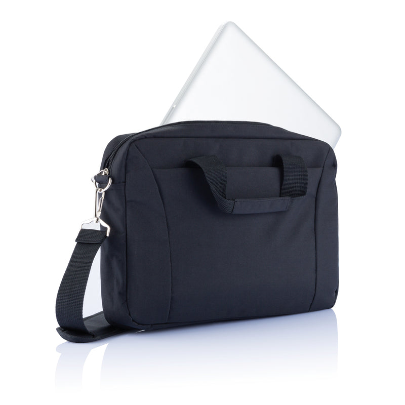 Load image into Gallery viewer, XD Collection 15.4-inch PVC-free exhibition laptop bag with padded compartment and adjustable strap, stylish travel accessory.