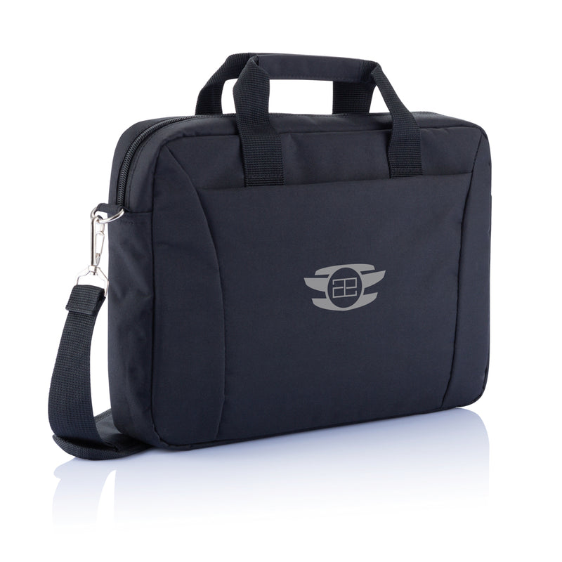 Load image into Gallery viewer, 15.4-inch PVC-free exhibition laptop bag by XD Collection, featuring a sleek design with padded compartments and adjustable straps.