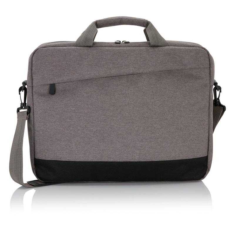 Load image into Gallery viewer, XD Collection Trend 15-inch laptop bag in durable fabric with adjustable shoulder strap and padded interior for protection.