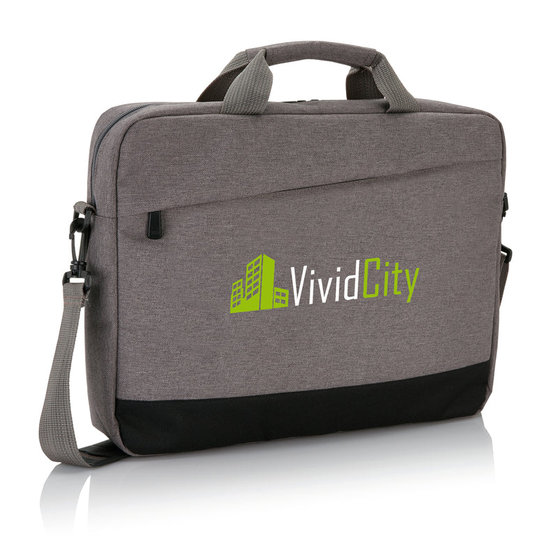 Load image into Gallery viewer, XD Collection Trend 15-inch laptop bag with padded compartment and adjustable shoulder strap, designed for stylish travel and daily use.