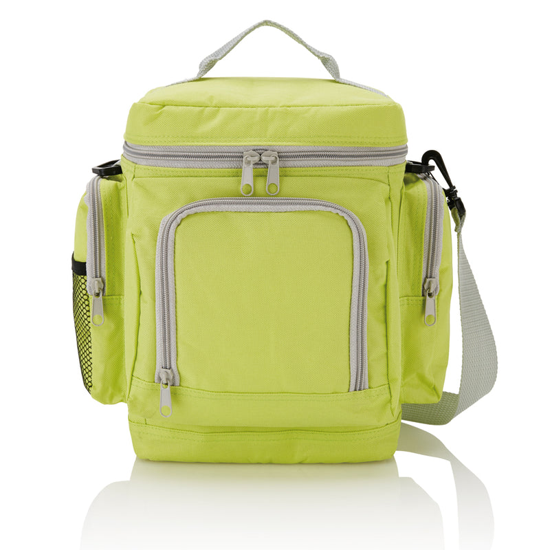 Load image into Gallery viewer, Outdoor Deluxe travel cooler bag by XD Collection with insulated main compartment and adjustable shoulder strap.