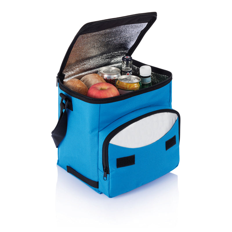 Load image into Gallery viewer, Foldable outdoor cooler bag from XD Collection with adjustable straps and insulated interior for keeping food and drinks cold.