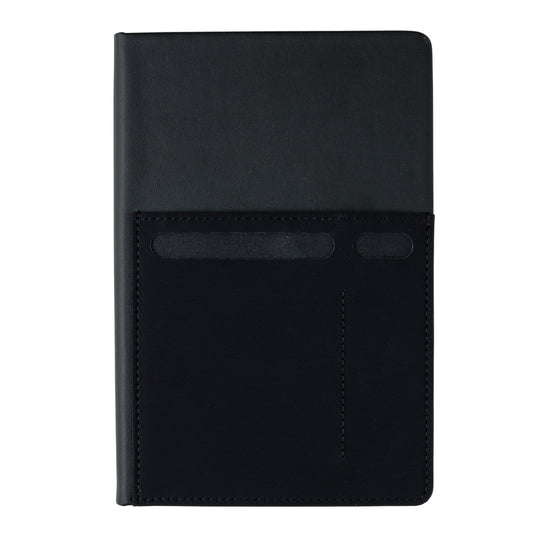 A5 Deluxe notebook with smart pockets - Custom Wood Designs
