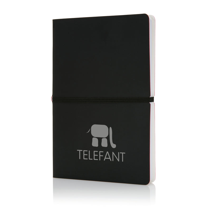 Load image into Gallery viewer, Deluxe softcover A5 notebook from XD Collection featuring a sleek design and smooth paper inside.
