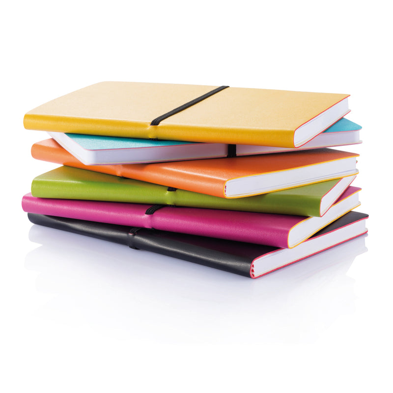 Load image into Gallery viewer, Deluxe softcover A5 notebook from XD Collection with a sleek design, ideal for note-taking and personal journaling.