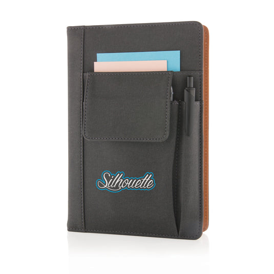 Notebook with phone pocket - Custom Wood Designs
