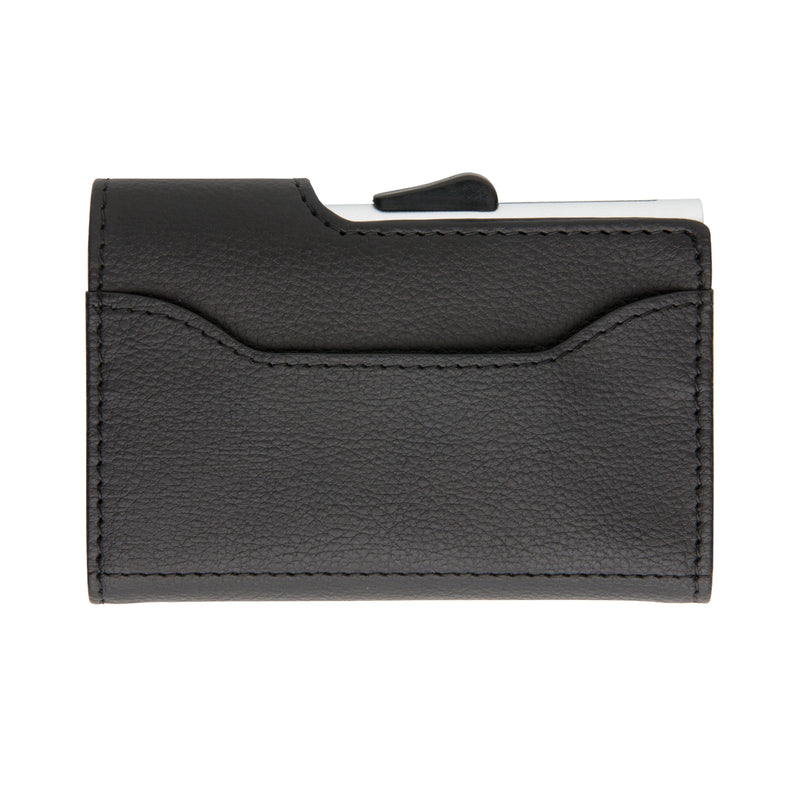 Load image into Gallery viewer, C-Secure RFID card holder and wallet in black with multiple card slots, compact travel accessory, Bags & Travel brand.