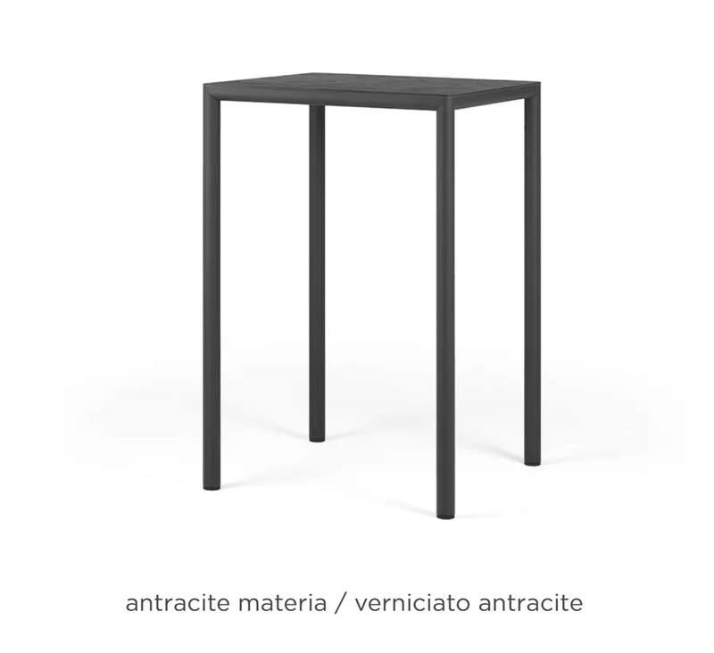 Load image into Gallery viewer, Piave 70 High Table - Custom Wood DesignsNardi Piave 70 high outdoor table with antracite HPL top and aluminum frame, ideal for hospitality use in Ireland and UK.Nardi Table Outdoor24575214485463Antracite