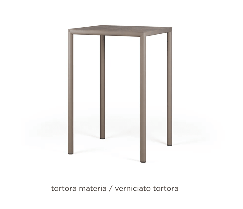 Load image into Gallery viewer, Piave 70 High Table - Custom Wood DesignsNardi Piave 70 high outdoor table with tortora HPL top and aluminum frame, ideal for hospitality settings in Ireland and UK.Nardi Table Outdoor24575214187159Tortora