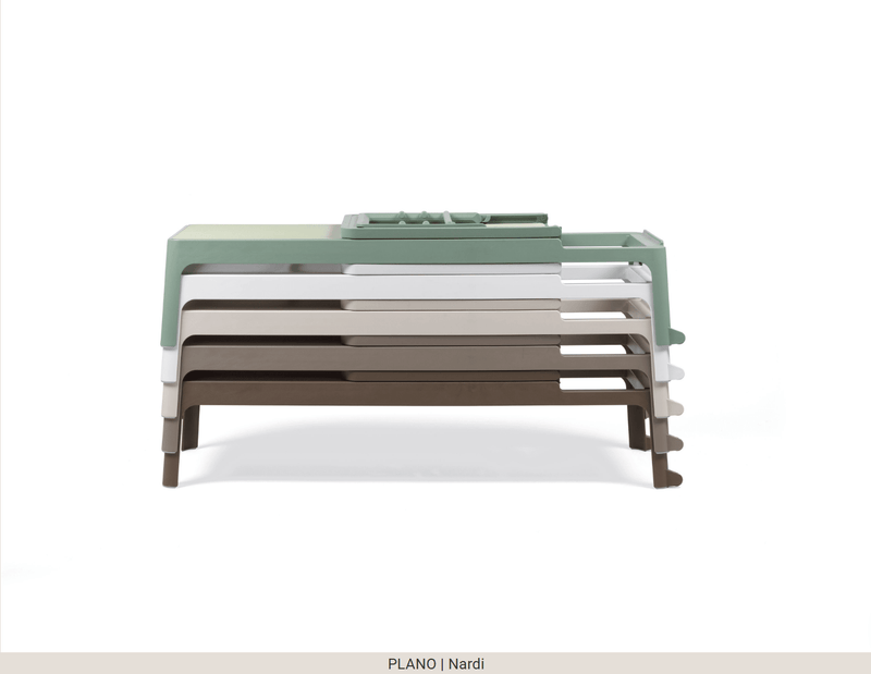 Load image into Gallery viewer, Plano Outdoor Sun Lounger by Nardi – Reclining Poolside Furniture - Custom Wood DesignsGreen Nardi Plano outdoor sun lounger with reclining backrest, ideal for poolside and patio relaxation.Sunlounger24575216990007White