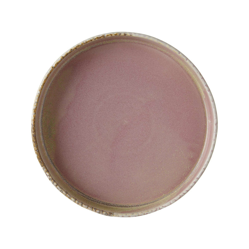 Load image into Gallery viewer, Fine Dine Rosa high edge deep plate, 250 mm, showcasing a stylish ceramic dinnerware piece with a smooth pink finish.