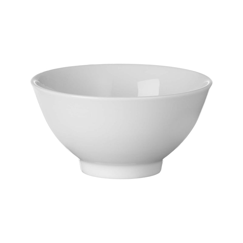 Load image into Gallery viewer, Fine Dine Pure Bianco 450ml ceramic bowl, 150mm diameter, smooth white finish ideal for serving soups and salads.