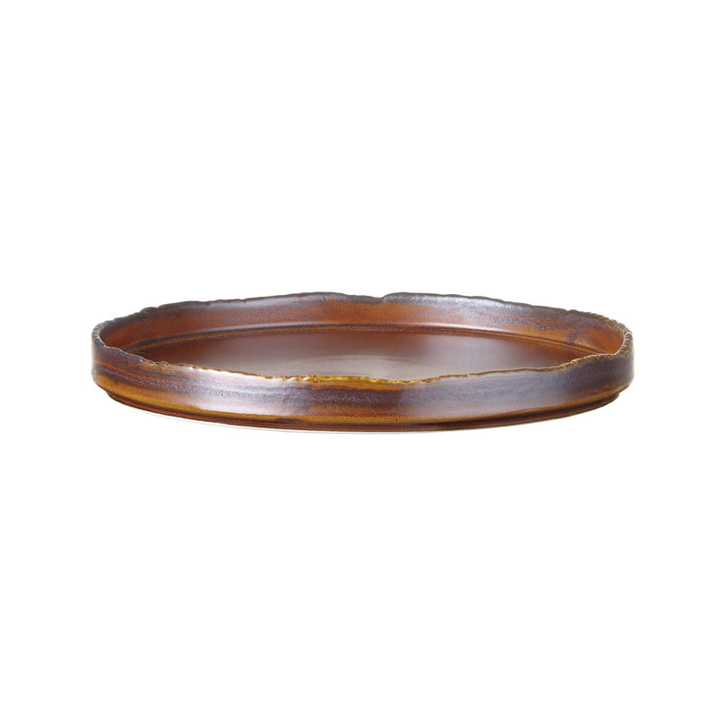 Load image into Gallery viewer, Aurum flat plate by Fine Dine, 270mm, ceramic dinner plate with a smooth, white finish, perfect for serving meals.