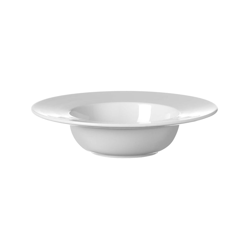 Load image into Gallery viewer, Pure Crema pasta plate by Fine Dine, 260mm white ceramic plate with a smooth, elegant design perfect for serving pasta dishes.