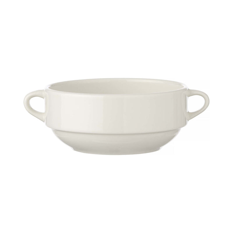 Load image into Gallery viewer, Fine Dine Crema soup bowl, 300ml broth pot with smooth ceramic finish, ideal for serving soups and broths.