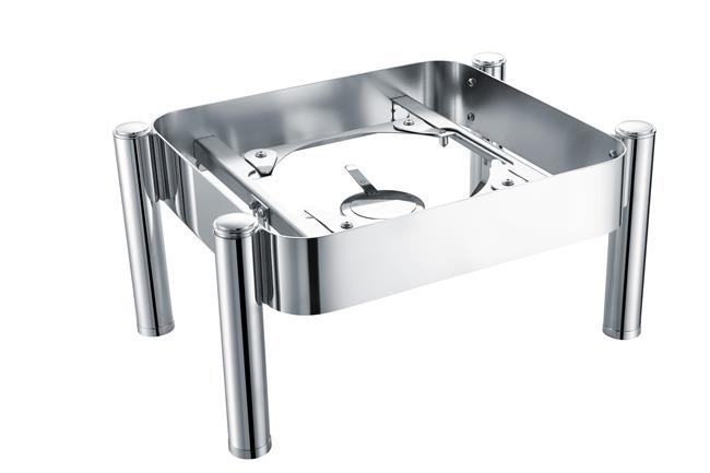 Load image into Gallery viewer, Fine Dine frame for De Luxe GN2/3 chafing dish warmer, sturdy metal construction, designed to securely hold the chafing dish in place.