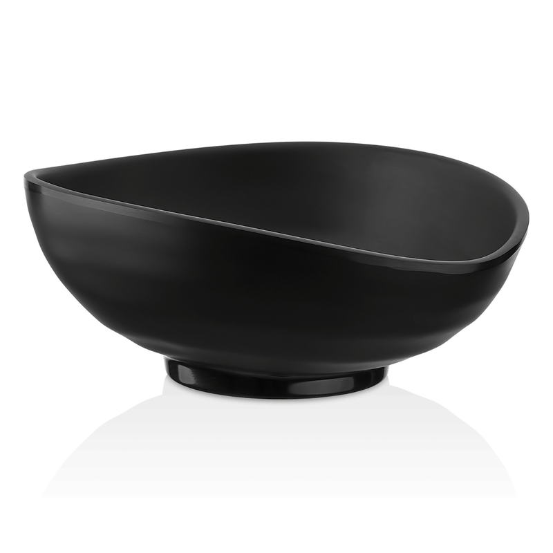 Load image into Gallery viewer, Black Terra Galaxy Bowl by Fine Dine, 260x220x95 mm, showcasing a sleek round ceramic bowl on a neutral background.
