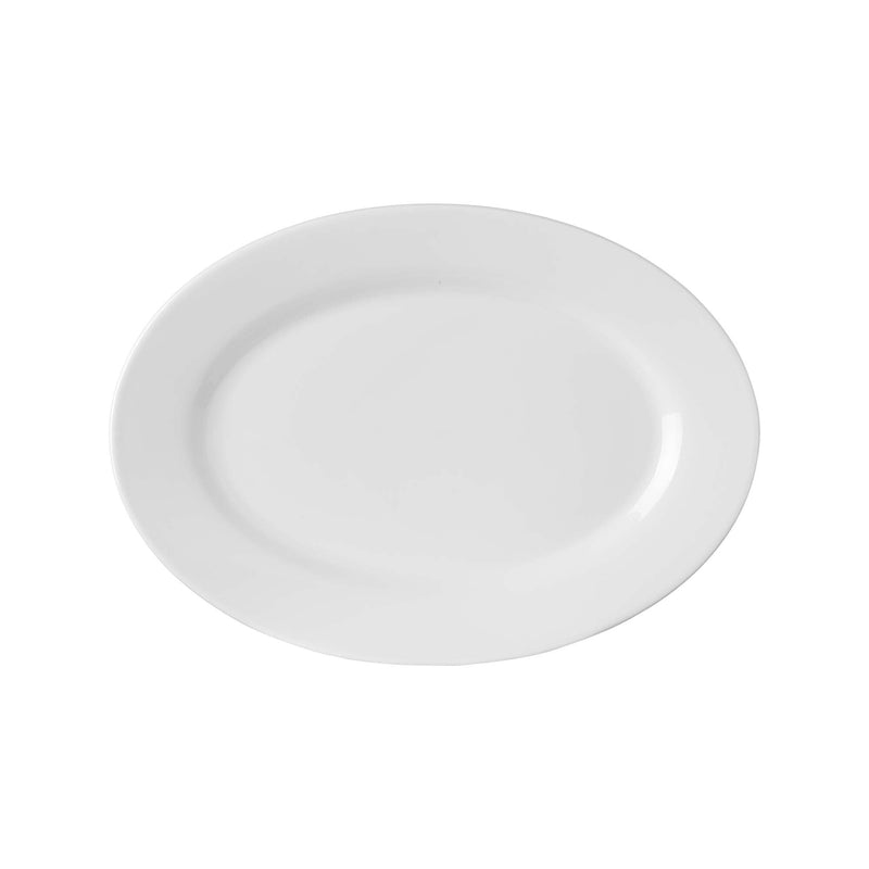 Load image into Gallery viewer, Pure Bianco platter, 300x220mm - Custom Wood DesignsFine Dine Pure Bianco serving dish, 300x220mm, white ceramic platter for elegant food presentationServing dish762622