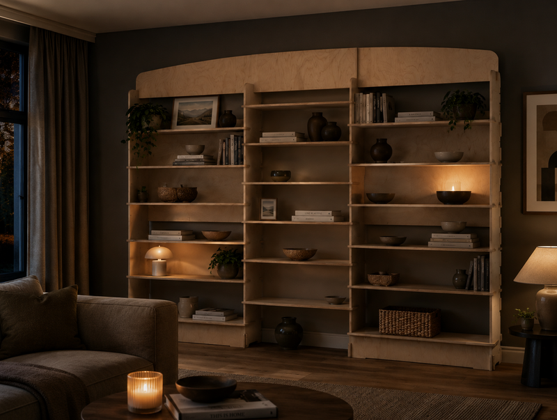 Load image into Gallery viewer, Esposit Rack 300 home and business flat pack shelving unit with three-meter length, versatile storage for home or office.
