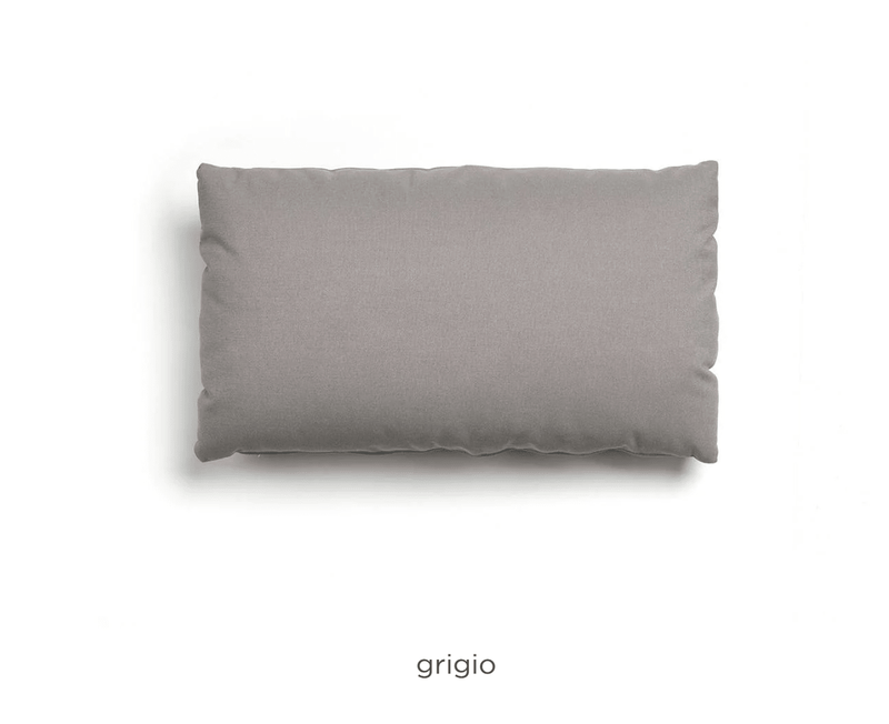 Load image into Gallery viewer, Rectangular Outdoor Cushion - Custom Wood DesignsGray rectangular outdoor cushion by Nardi, weather-resistant patio pillow for garden or patio seating.Nardi Outdoor Cushion24575205414871Grigio