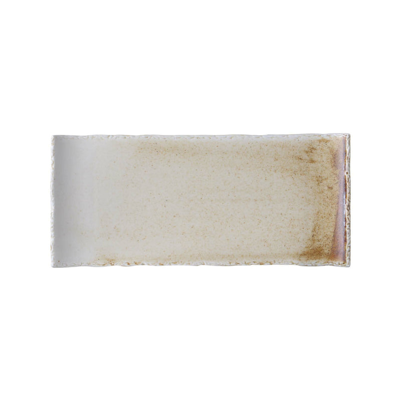 Load image into Gallery viewer, Rectangular plate Constancy, 260x115 mm - Custom Wood DesignsRectangular ceramic plate by Fine Dine, 260x115 mm, with a smooth white surface and clean edges for serving dishes.Rectangular plate767528