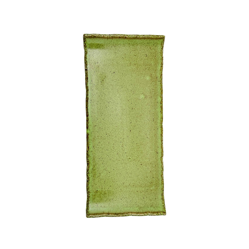Load image into Gallery viewer, Rectangular plate Edenic, 340x150 mm - Custom Wood DesignsRectangular Edenic plate by Fine Dine, 340x150 mm, showcasing a sleek ceramic design for serving appetizers or entrees.Rectangular plate767696