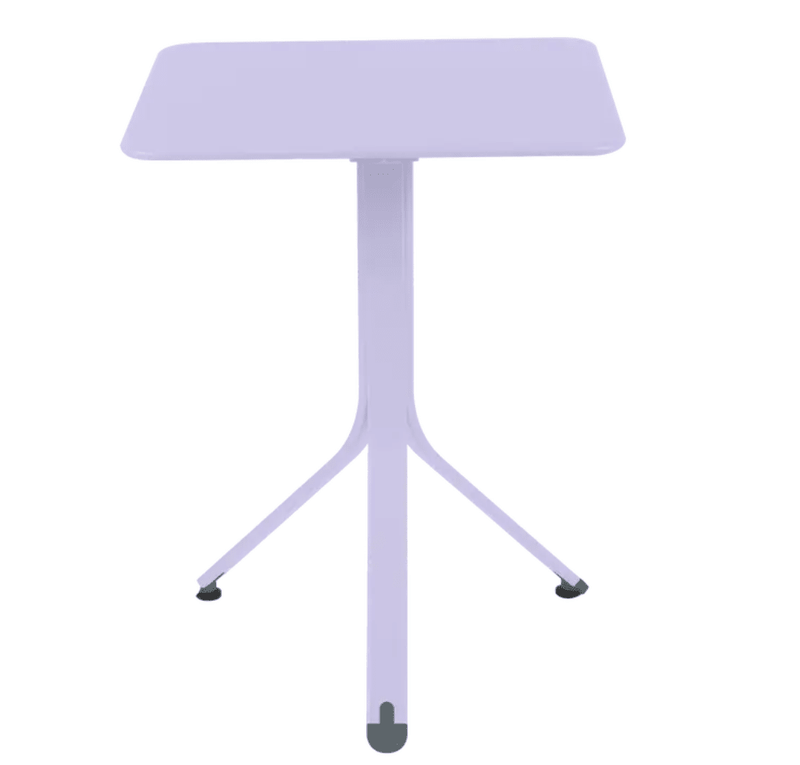 Load image into Gallery viewer, Rest'O Folding Table 57x57cm - Custom Wood DesignsFermob Rest'O folding outdoor table in metal, 57x57cm, with a marshmallow color finish, suitable for outdoor use.Fermob Outdoor Table Metal24575200907959Marshmallo