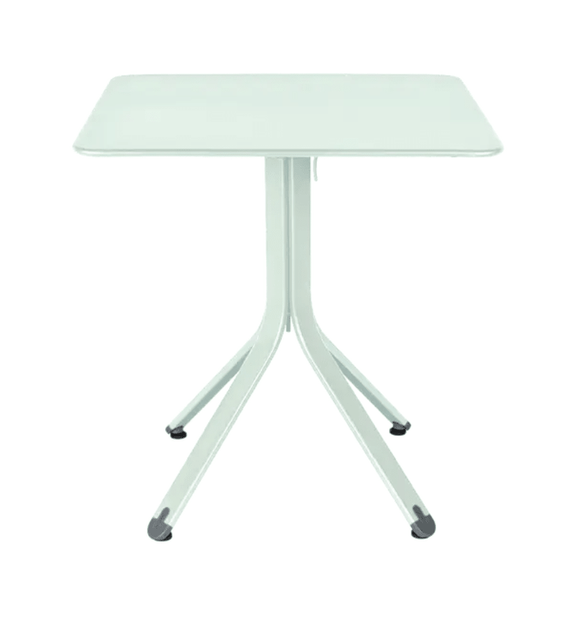 Load image into Gallery viewer, Rest'O Folding Table 71x71cm - Custom Wood DesignsFermob Rest'O folding outdoor table in Ice Mint color, 71x71cm metal surface with folded design for easy storage.Fermob Outdoor Table Metal24575203672279Ice Mint