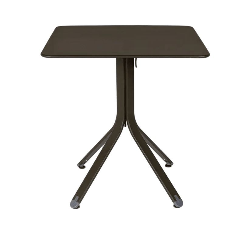 Load image into Gallery viewer, Rest'O Folding Table 71x71cm - Custom Wood DesignsFermob Rest'O folding outdoor metal table, 71x71cm, with a sleek design and sturdy legs, suitable for patio or garden use.Fermob Outdoor Table Metal24575202644599Tonca