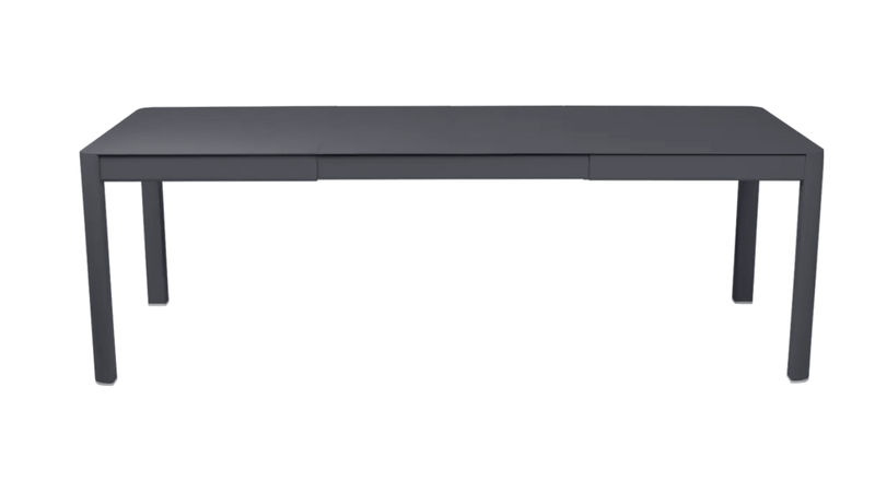Load image into Gallery viewer, Fermob Ribambelle extendable metal table in antracite, outdoor 10-seater with aluminum design, perfect for hospitality settings.