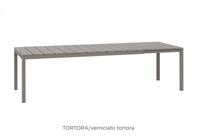 Load image into Gallery viewer, Rio 210 Extensible Table DurelTOP - Custom Wood DesignsNardi Rio 210 Extensible outdoor table in tortora color with DurelTOP, showing its sleek, extendable design for outdoor dining.Nardi Outdoor Table24575205287351Tortora