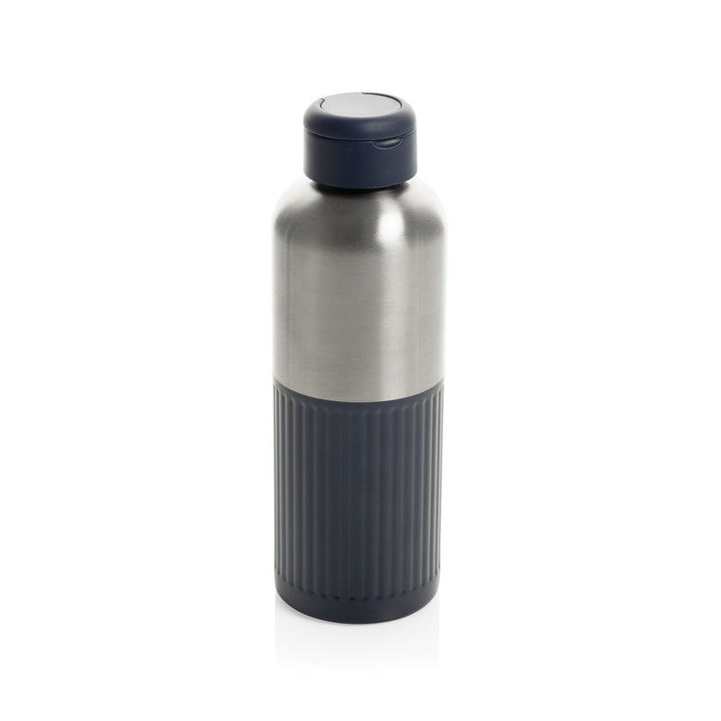 Load image into Gallery viewer, XD Xclusive Ripple RCS R-steel leakproof water bottle with handle, 750ML, recycled stainless steel with wood design, drinkware.