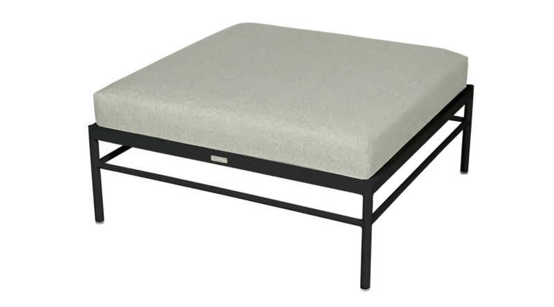 Load image into Gallery viewer, Rivage Ottoman - Custom Wood DesignsFermob Rivage outdoor ottoman in anthracite metal with cactus pattern, lightweight aluminum frame, perfect for outdoor lounge spaces.Ottoman Outdoor Furniture Fermob Metal24575205834583Antracite Cactus