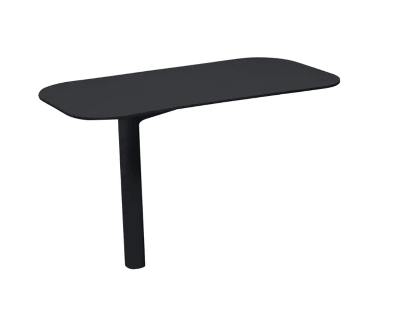 Load image into Gallery viewer, Rivage Pivoting Shelf - Custom Wood DesignsFermob Rivage pivoting outdoor metal shelf with liquorice finish, designed for outdoor furniture and accessories.Fermob Rivage Outdoor Metal Shelf24575209713207Liquorice